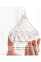 1Pc Clear Glass Candy Dish Storage Jar with Lid Candy Sugar Coffee Cookie Jar Jewelry Box Trinket Jar Glass(260ml) - 4
