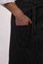 Unisex Bistro Chef Apron, White, One Size - 4