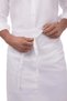 Unisex Bistro Chef Apron, White, One Size - 4