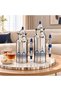 Royal Blue Trams Set with Luxury Traditional Patterns |