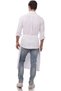 Unisex Bistro Chef Apron, White, One Size - 3