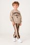 Striped Printed Boys' Sweatsuit Set - 2