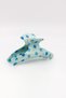 Delicate Curved Blueberry-Patterned Buckled Hair Clip