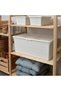 SOCKERBIT Storage box with lid - white 38x76x30 cm - 4