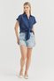 Women's Front Tie Detailed Shirt - 7