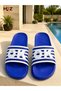 Men's Striped Sandals - Light Blue - 5