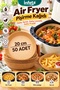 50 Pieces of 20 cm Round Air Fryer Baking Paper—Water-Resistant, Non-Stick, Disposable