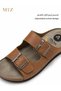 Men's Sandals with Two Straps - Yellow - 2