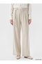 LCW Modest Beige Modal-Blend Women's Pants with Tie-Detail, Featuring the ALITA CITY Touch - 3