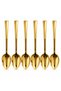 Set of 6 Gold Dinner Spoons, 18/10 Stainless Steel - 3