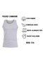 136 MEN'S Single Jersey 100% Cotton Gray Tank Top With Straps, Single Piece