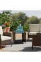 Polyrattan balcony table - 5