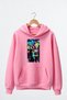 "The Vampire Diaries" Printed Premium Oversized Hooded 3-Ply Cotton Sweatshirt