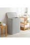 Bamboo laundry bin with lid - 3