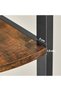 Raft LLS803B01, maro rustic și negru - 4