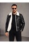 Premium Full Fur Black Leather Jacket