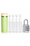 Locked Route – Travel Bottles and Mini Combination Lock Set