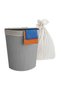 Foldable bamboo corner laundry bin