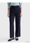 LCW Modest Navy Blue Straight-Leg Standard & Regular Women's Pants, Featuring the ALITA CITY Touch - 2