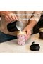 كوب قهوة معزول سعة 12 أونصة، من الفولاذ المقاوم للصدأ، بنقشة الفهد الوردي - 6