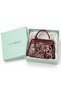 Luxe Embroidered Top Handle Crossbody Bag