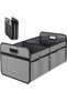 Car Trunk Organizer, Foldable Waterproof Oxford Car Storage, Multi-Compartment Foldable Trunk Grocer