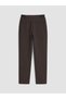 LCW EVERYDAY Brown Polyviscose Straight-Leg Standard & Regular Women's Pants, with the ALITA CITY Touch - 6