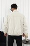 Men's Transitional Premium Stone Oversized Bomber Jacket - 3
