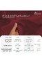 100% Cotton Single Bed Sheet Set Rio Red 400 Thread Count - 5