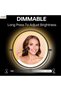 Vanity Mirror with Lights, Double Sided Magnifying Mirror, 20CM 1x /10x Wall Mount Makeup Mirror wit - 4