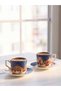 Embossed Coffee Cup Set for 2 from Freezen Store
