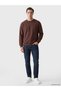 Nevavm Brown with Difference 3 Thread Plain Comfortable & Relax Men's Sweatshirt - 2