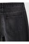 Alita City Farkıyla Lcw Jeans Black Denim Straight Wideleg High Wide Leg Women's Jean Pants - 6