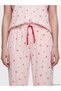 Peak New Season Pink V-Neck Patterned Maternity Pajama Set - 3