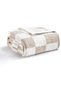 Ultra Soft and Plush Reversible Microfiber Throw Blanket for Couch Sofa and Bed (127x152cm Checkered - 2