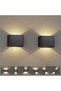 2 Pack Solar Outdoor Wall Lights with Adjustable Beam Up Down Waterproof