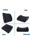 Memory Foam Lumbar Support Back Cushion with 3D Mesh Cover Balanced Firmness Designed for Lower Back - 2