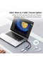 محول تقسيم من منفذ USB-C إلى منفذي USB-C لنقل البيانات ووظيفة OTG، متوافق مع موزع منافذ USB-C الأنثوية - 2