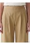 LCW Modest Green Solid Loose & Wide-Leg Women's Pants, Featuring the ALITA CITY Touch - 3