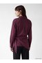 Two Mt Shop Quality Lcw Vision Purple Shawl Detailed Modal Blend Women's Shirt - 4