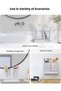 Wall Mounted Toothbrush Holder Set, Toothpaste Holder with Dry & Wet Separation, Bath Storage Rack, - 5