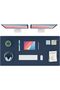 Large Office Leather Desk Mat, Mouse and Keyboard Pad, Computer and Laptop Mat, Desktop Protector an