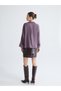 TWO MT SHOP QUALITY LCW Vision Burgundy Tulle Sequin Mini Skirt for Women - 4