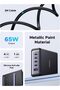 محطة شحن Nexode بقوة 65 واط مع 5 منافذ USB-C، محول شحن سريع بتقنية GaN - 8