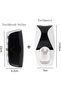 Hands-Free Wall Mounted Toothpaste Holders Set, 2 Cups with Built-in Automatic Toothbrush Holder, Mo - 2