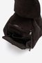 2056 Genuine Leather Women's Crossbody Bag, Suede Brown - 7