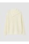 TWO MT SHOP QUALITY LCW Curve Ecru Knit Straight Boat Neck / Half-Boat Neck Women's Sweater - 5