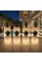 طقم أحواض زرع بلوم مضيء LED – 8 قطع