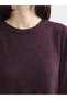 TWO MT SHOP QUALITY LCW EVERYDAY Purple Oval-Neck Glittery Women's Knit Sweater - 3