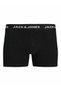 Men's Black 1 Jacconor Solid Trunks, 3-Pack, Noos Boxer - 5